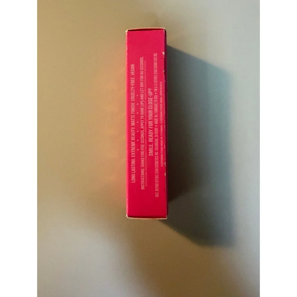 Jeffree Star Cosmetics Velour Liquid Lipstick Redrum Matte Red 0.19oz New